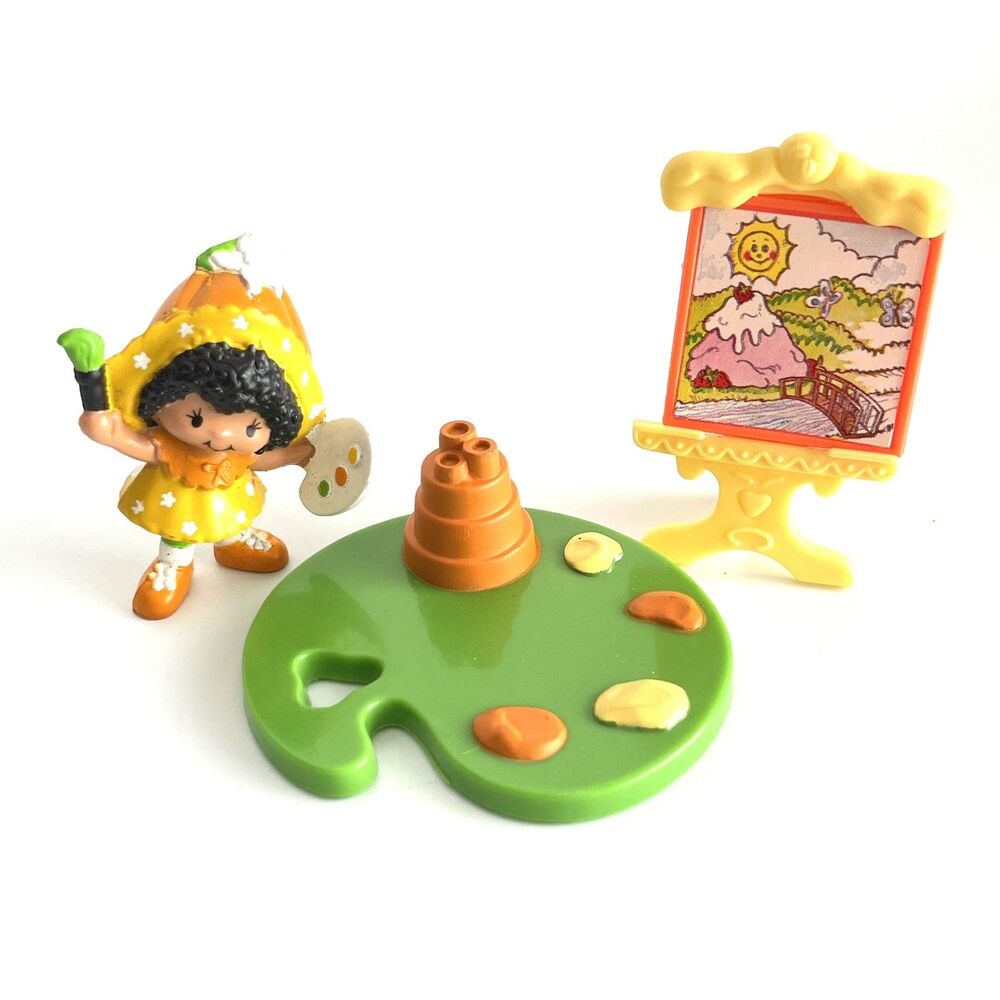 Strawberry Shortcake Orange Blossom & Marmalade Painting a Picture Miniature Set